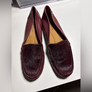 Naturalizer Women's Deep Red Moccasins